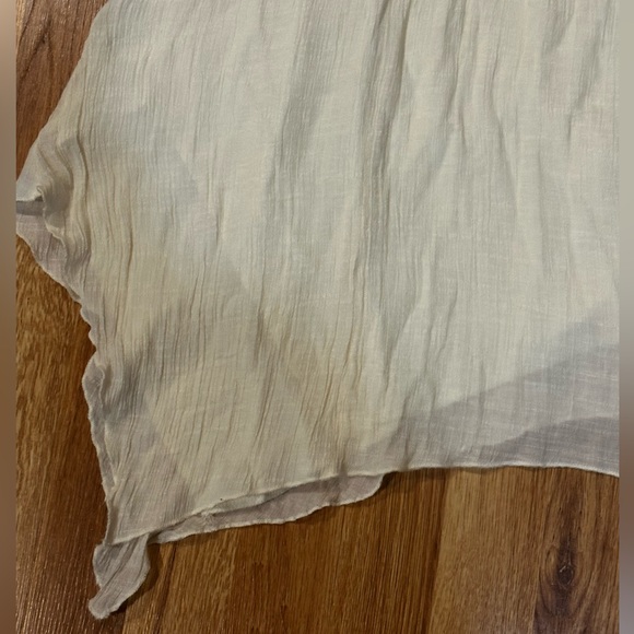 Lace Cream Ivory dress handkerchief crochet Rebellion small S sleeveless - Picture 4 of 6